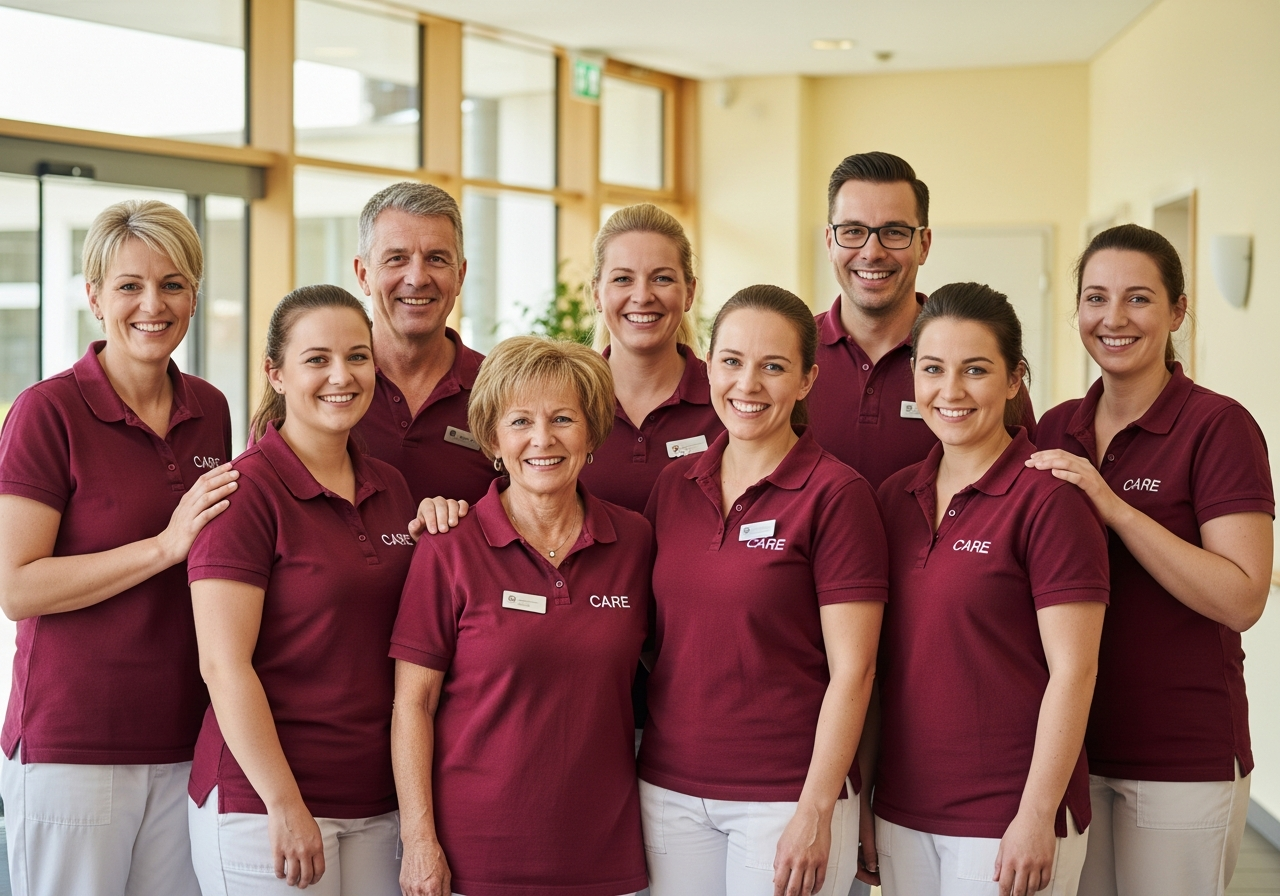Das Team der Roten Helfer